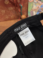MIU MIU - Denim baseball cap