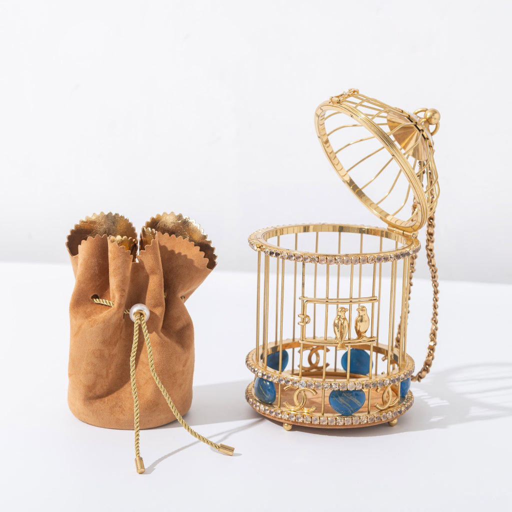 CHANEL - BIRD CAGE BAG RUNWAY EVENING BAG