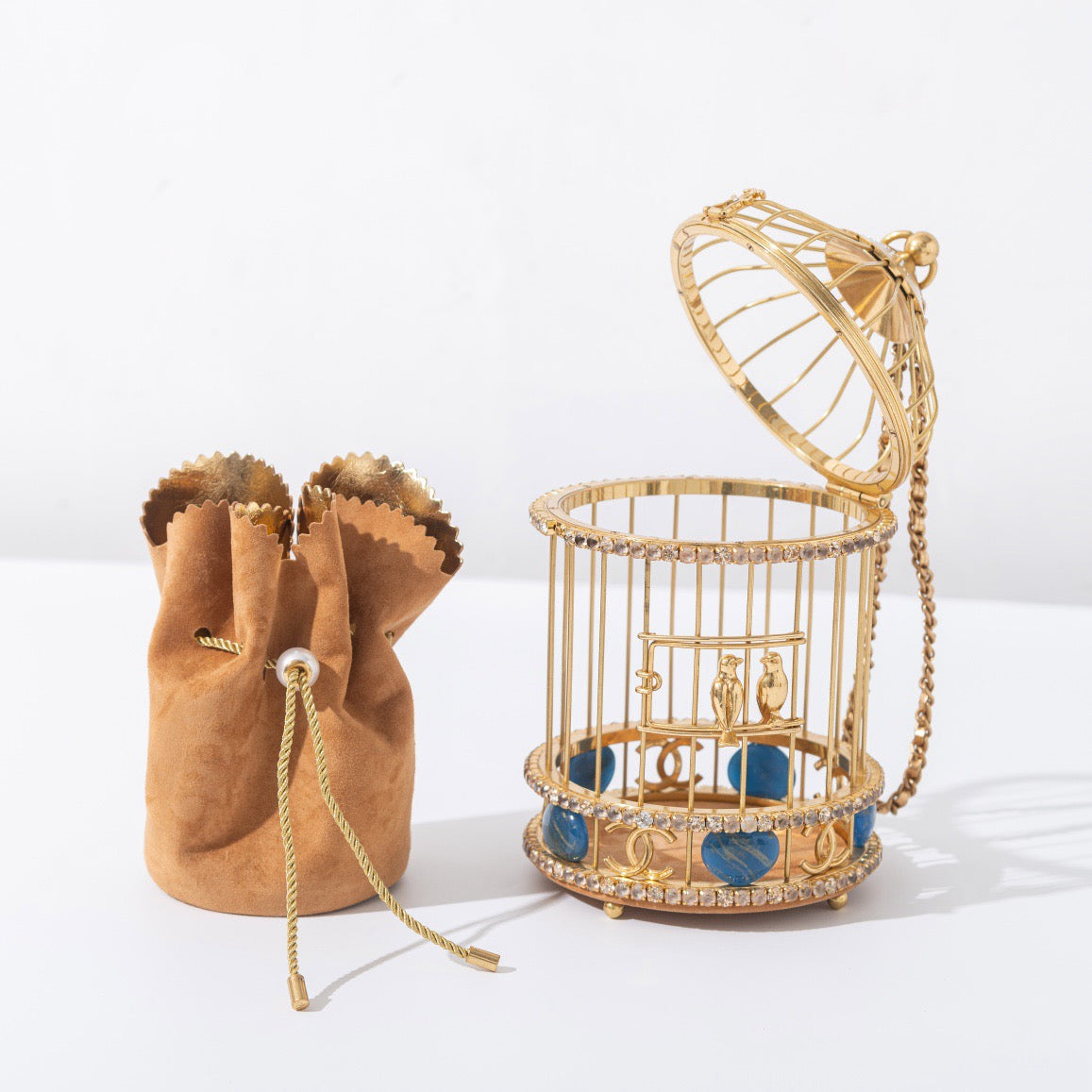 CHANEL - BIRD CAGE BAG RUNWAY EVENING BAG