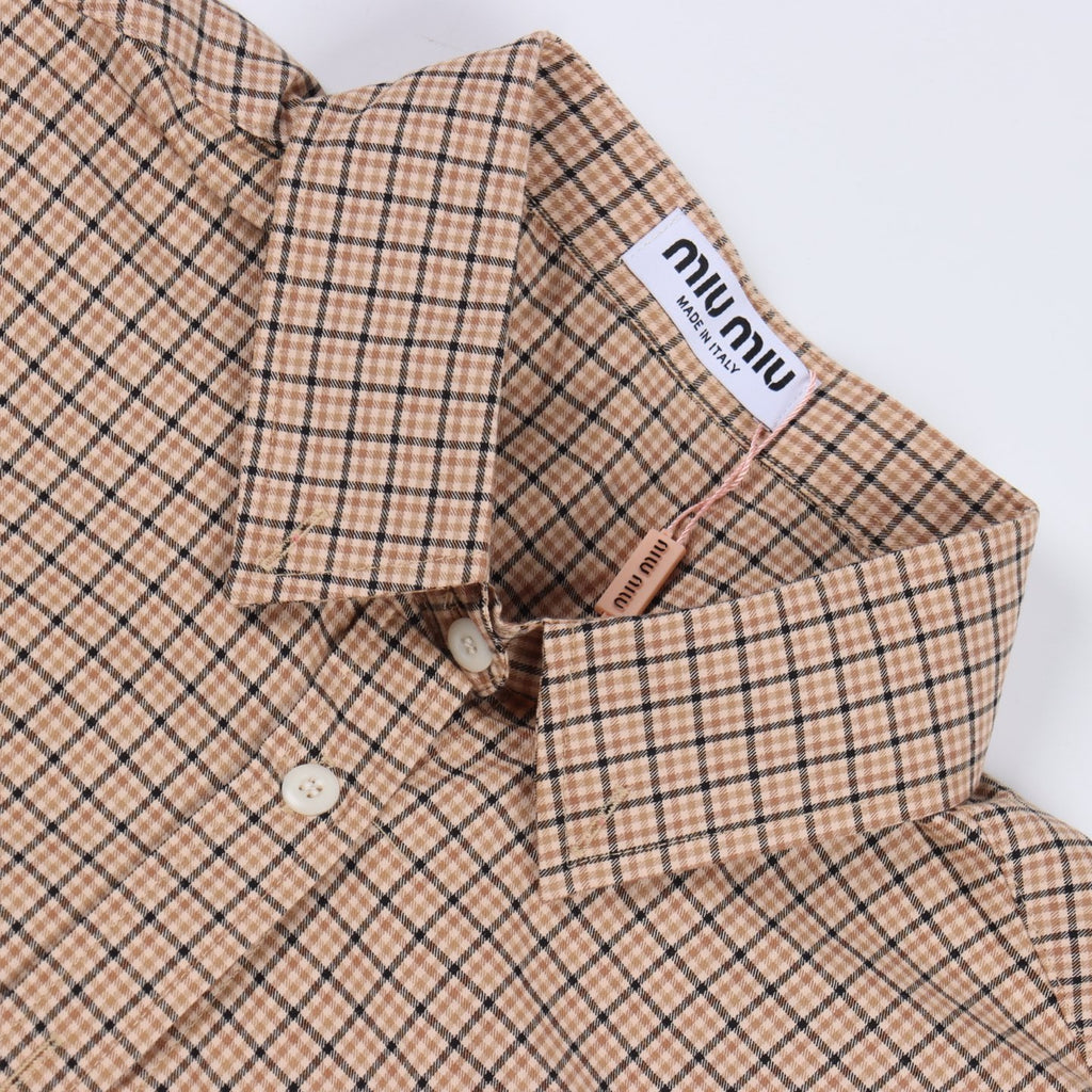 MIU MIU - Checked shirt