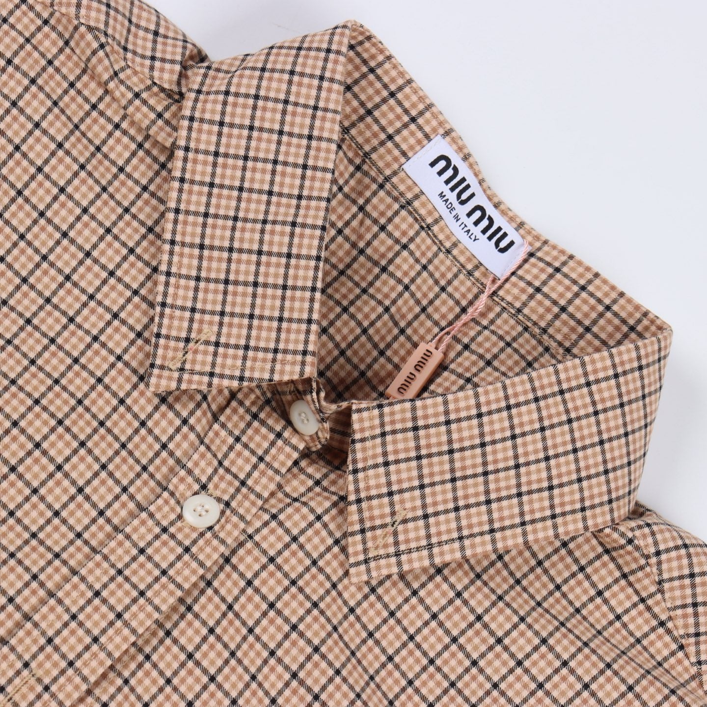 MIU MIU - Checked shirt