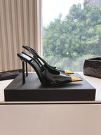 SAINT LAURINT - Jeanne slingback pumps