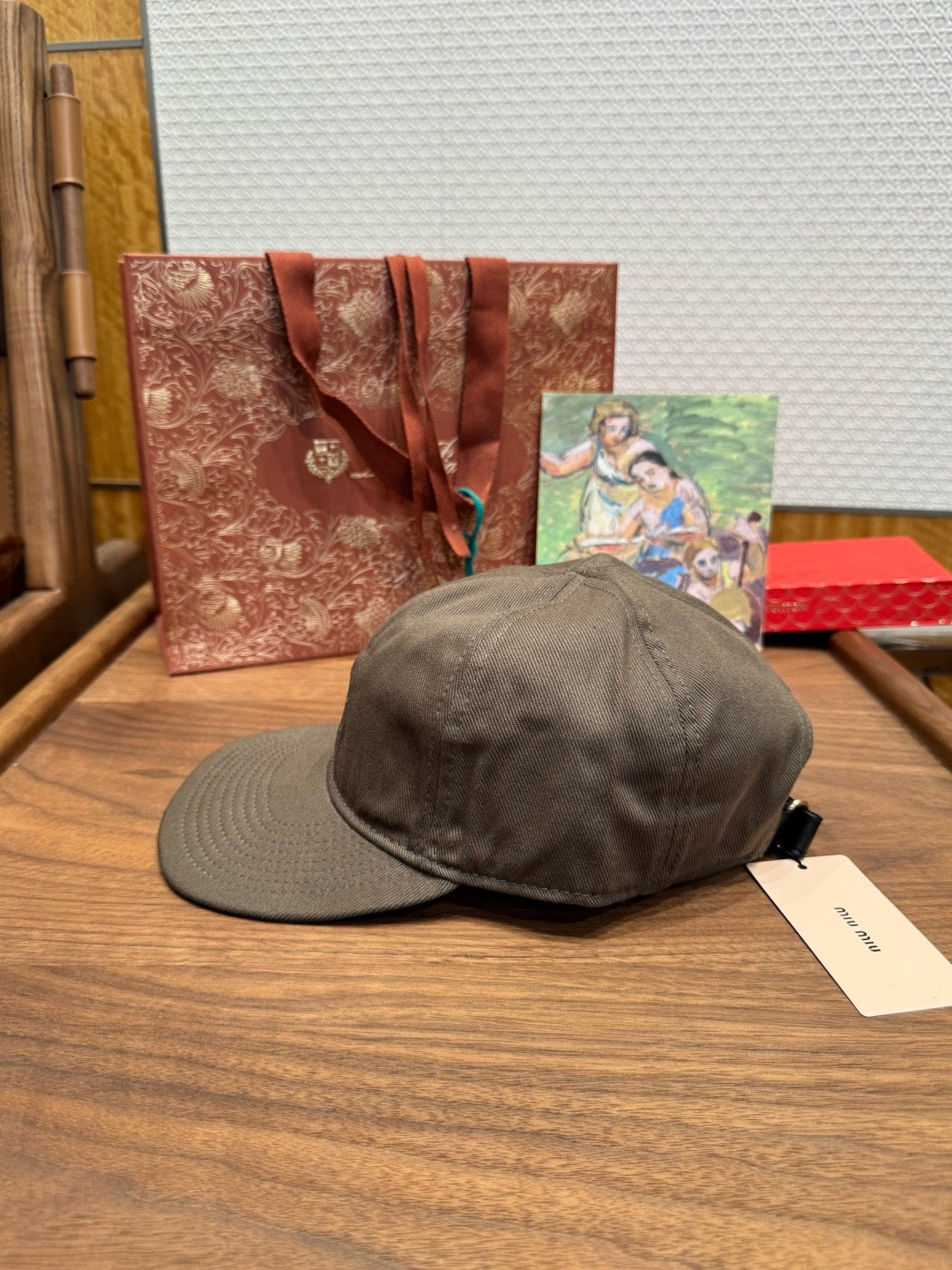 MIU MIU - Denim baseball cap