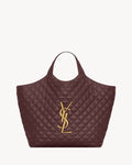SAINT LAURENT- bea tote in grained leather