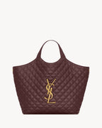 SAINT LAURENT- bea tote in grained leather