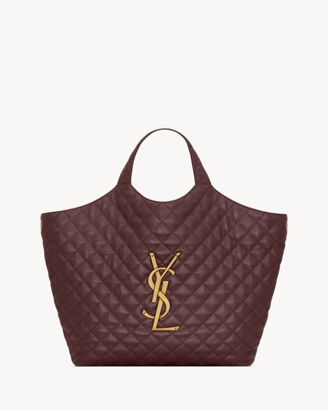 SAINT LAURENT- bea tote in grained leather