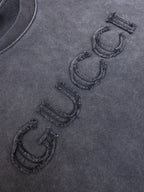 GUCCI  - Logo Cotton Crew Neck Sweatshirt