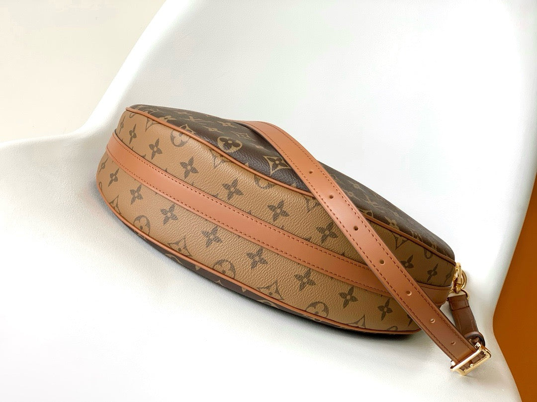 LOUIS VITTON - Monogram Reverse Canvas Loop Hobo Bag