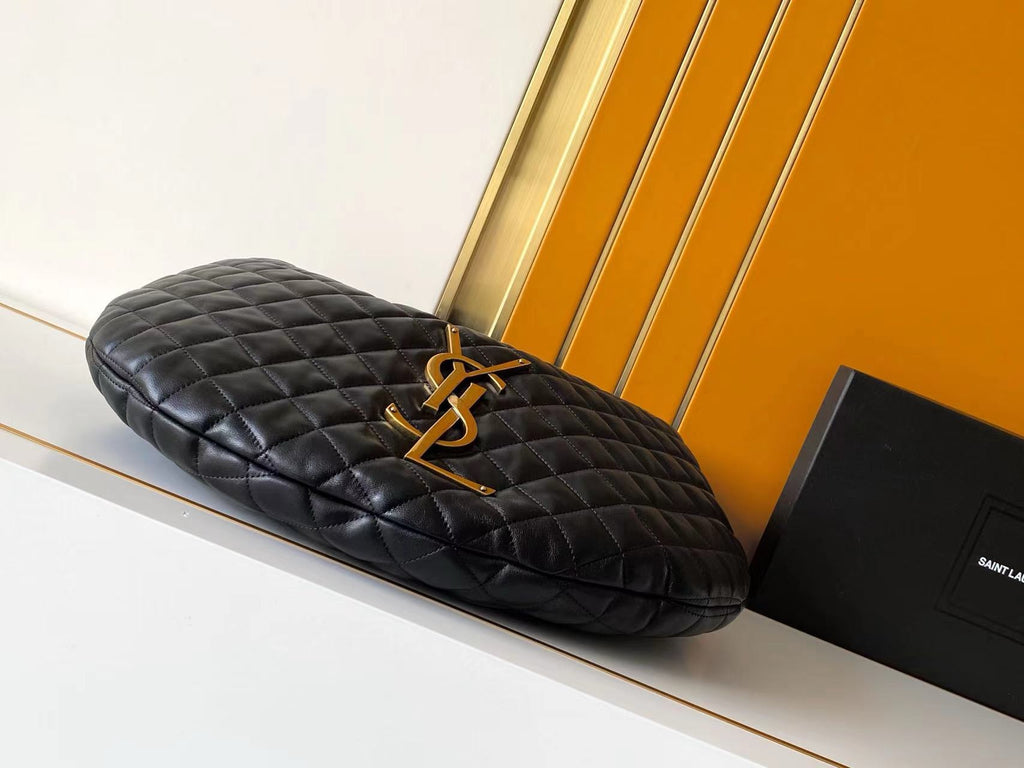 SAINT LAURENT - Icare Medium quilted suede shoulder bag