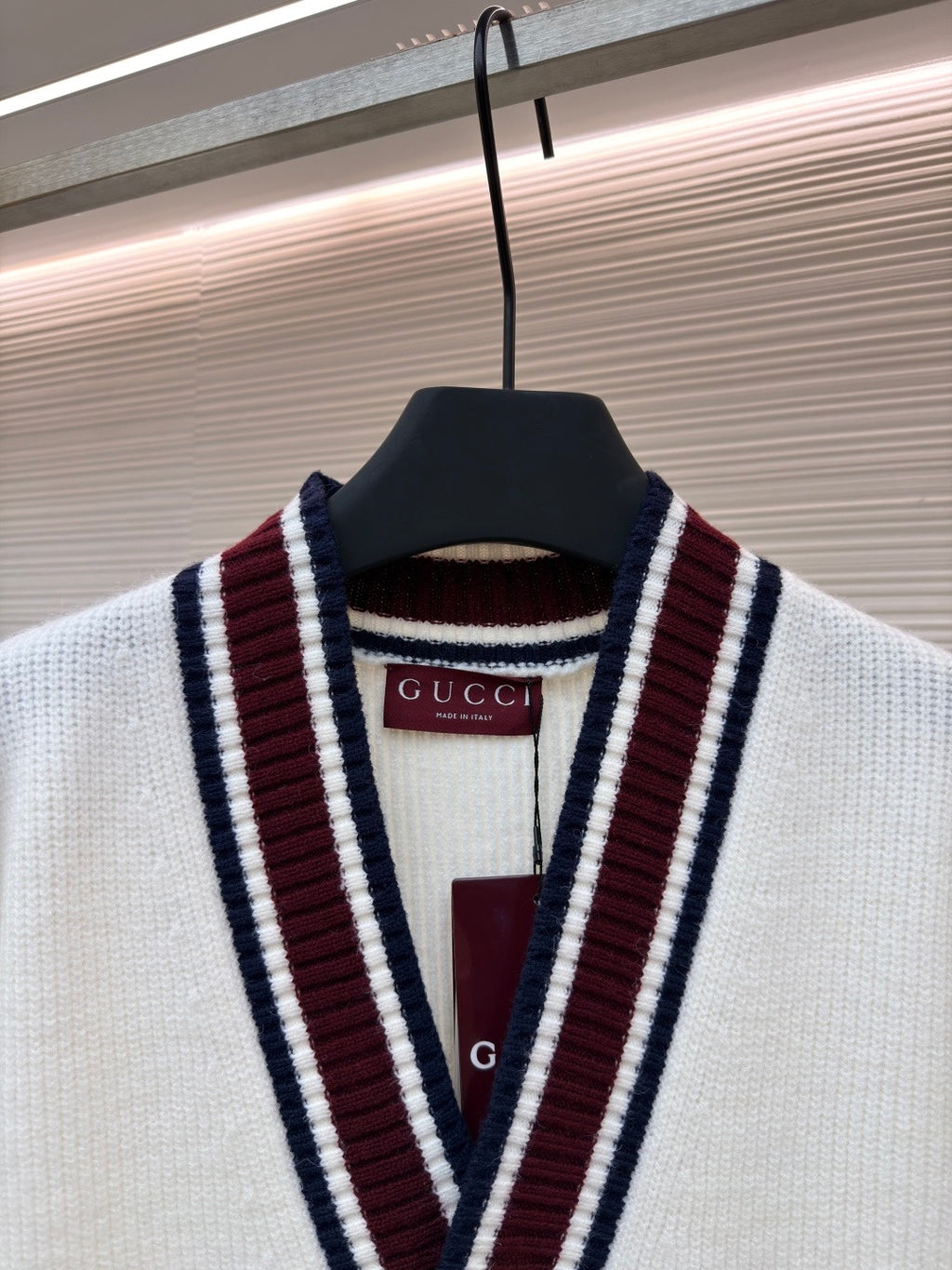 GUCCI  - intarsia wool cardigan