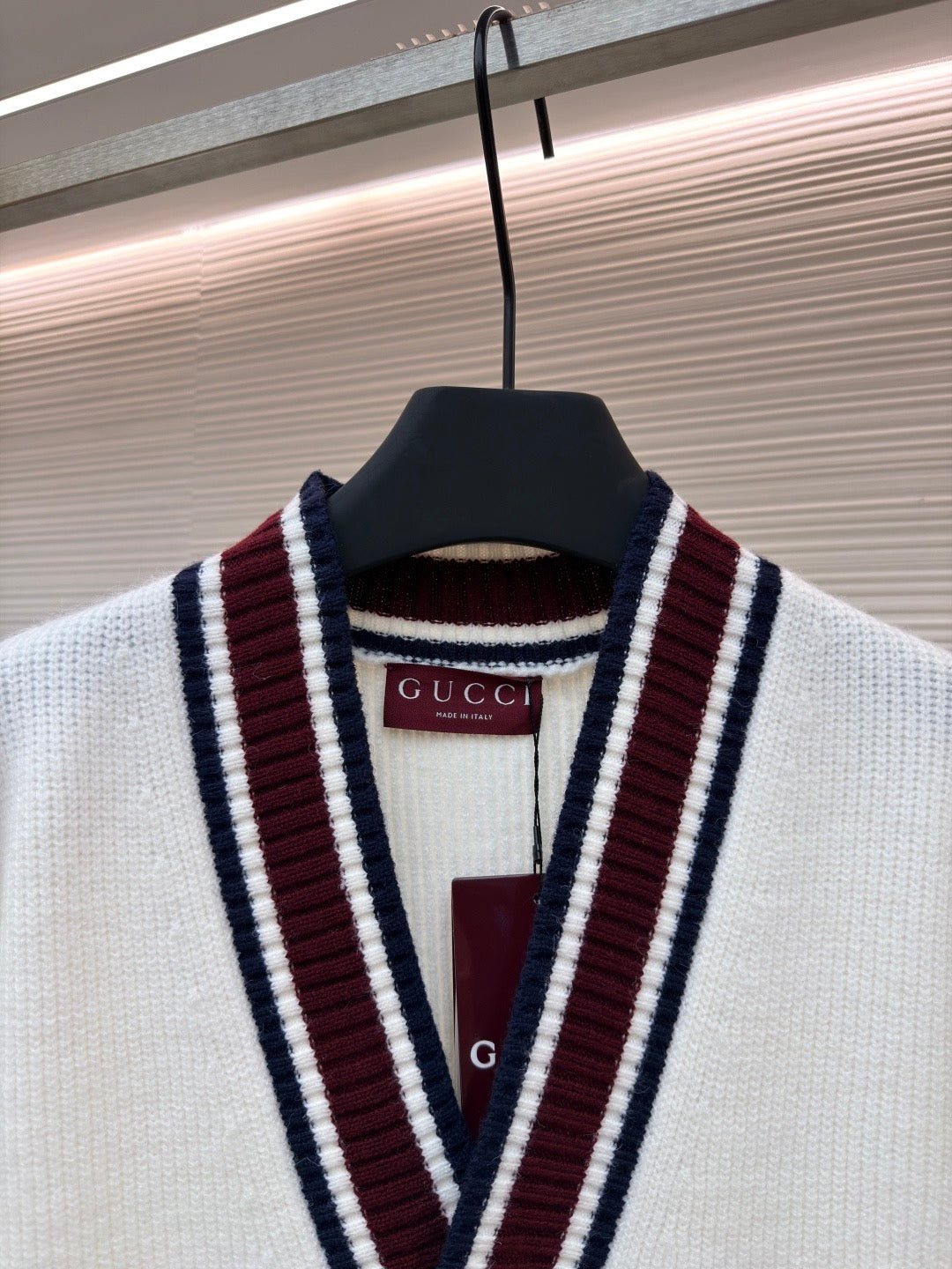 GUCCI  - intarsia wool cardigan