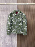 GUCCI  - Retro camouflage monogram print jacket