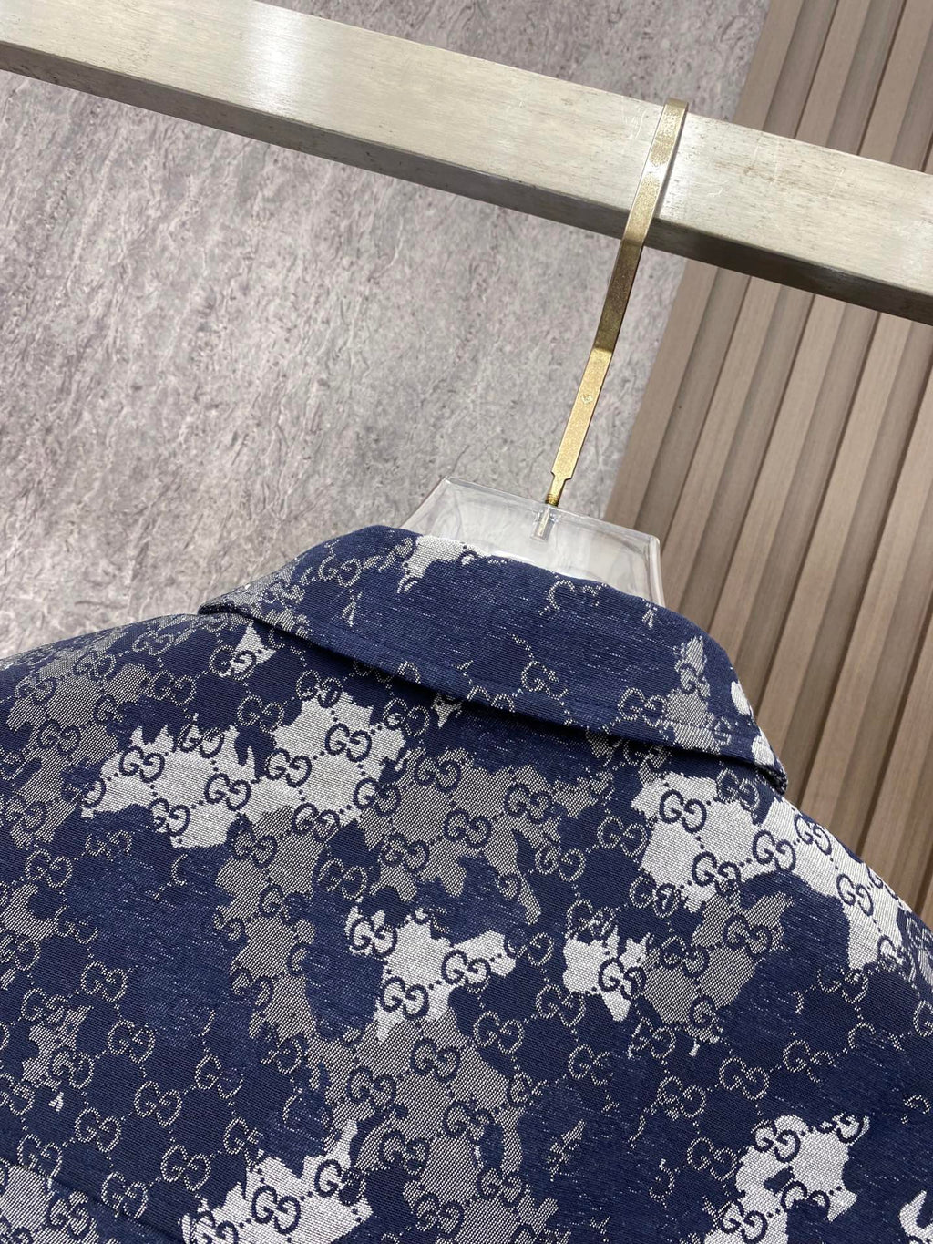 GUCCI  - Retro camouflage monogram print jacket