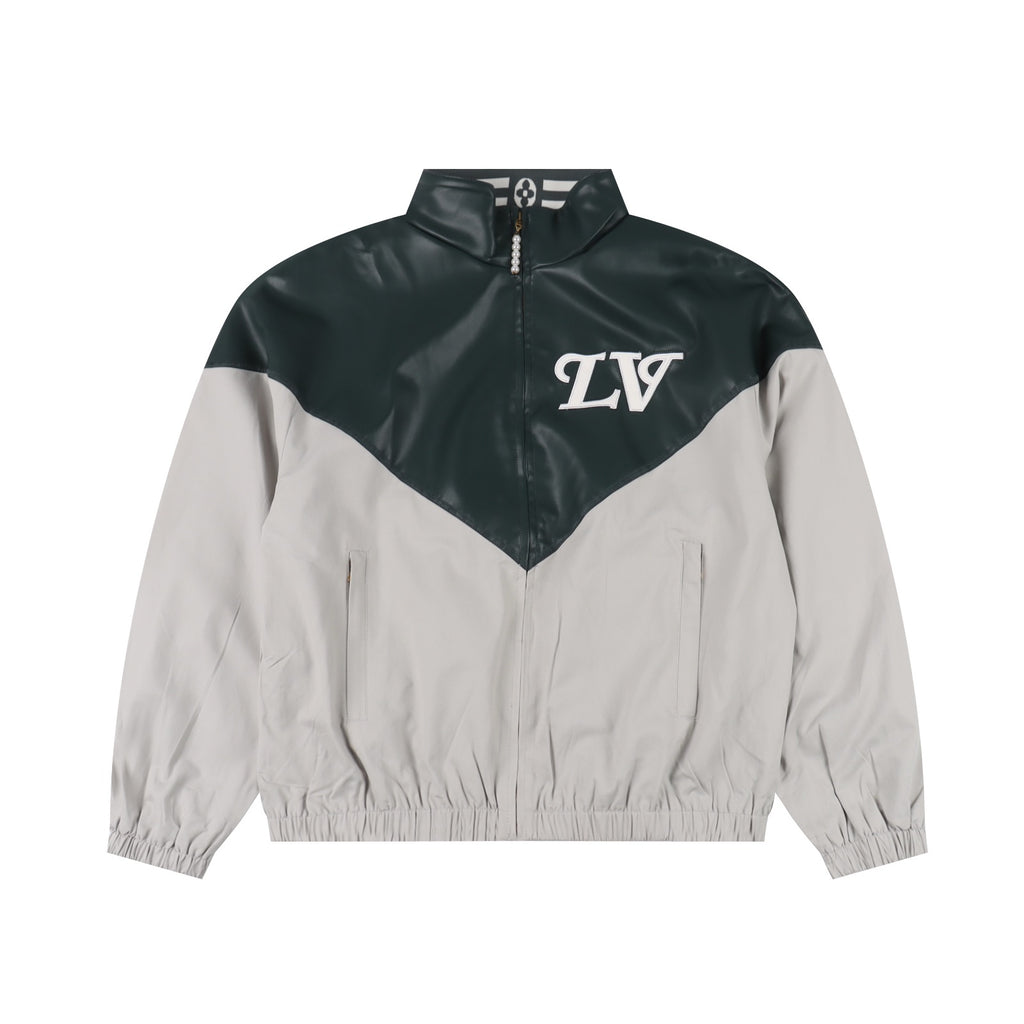 LOUIS VUITTON - Graphic Leather Mix Tracktop