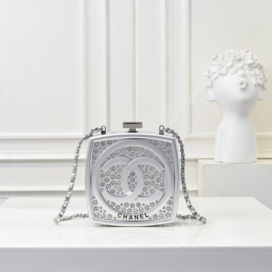 CHANEL -  Micro Metallic Long Shoulder Bag