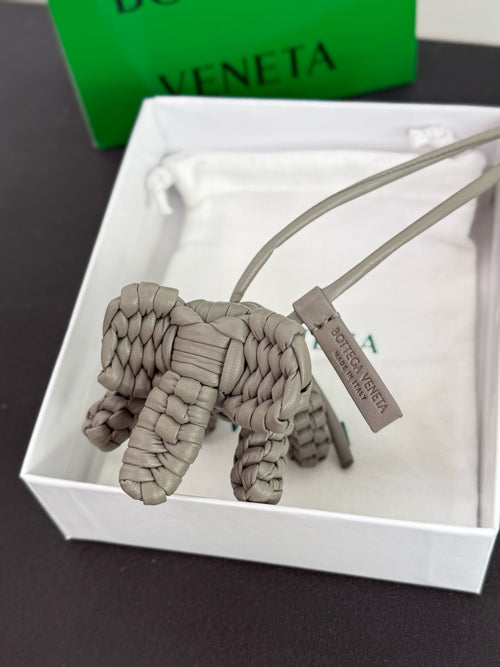 BOTTEGA VENETA - Intrecciato Leather Bag Charm
