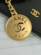 CHANEL - Shiny Calfskin & Gold-Tone Metal