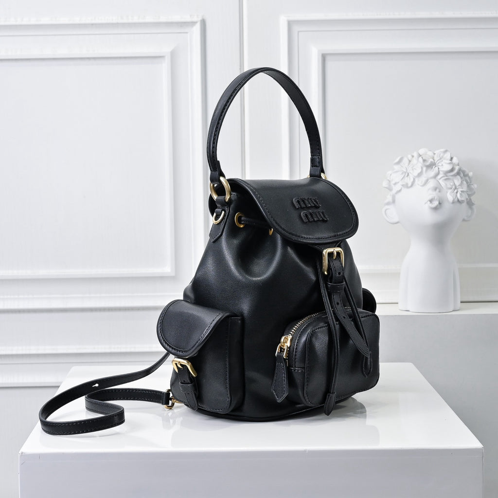 MIU MIU - Leather backpack