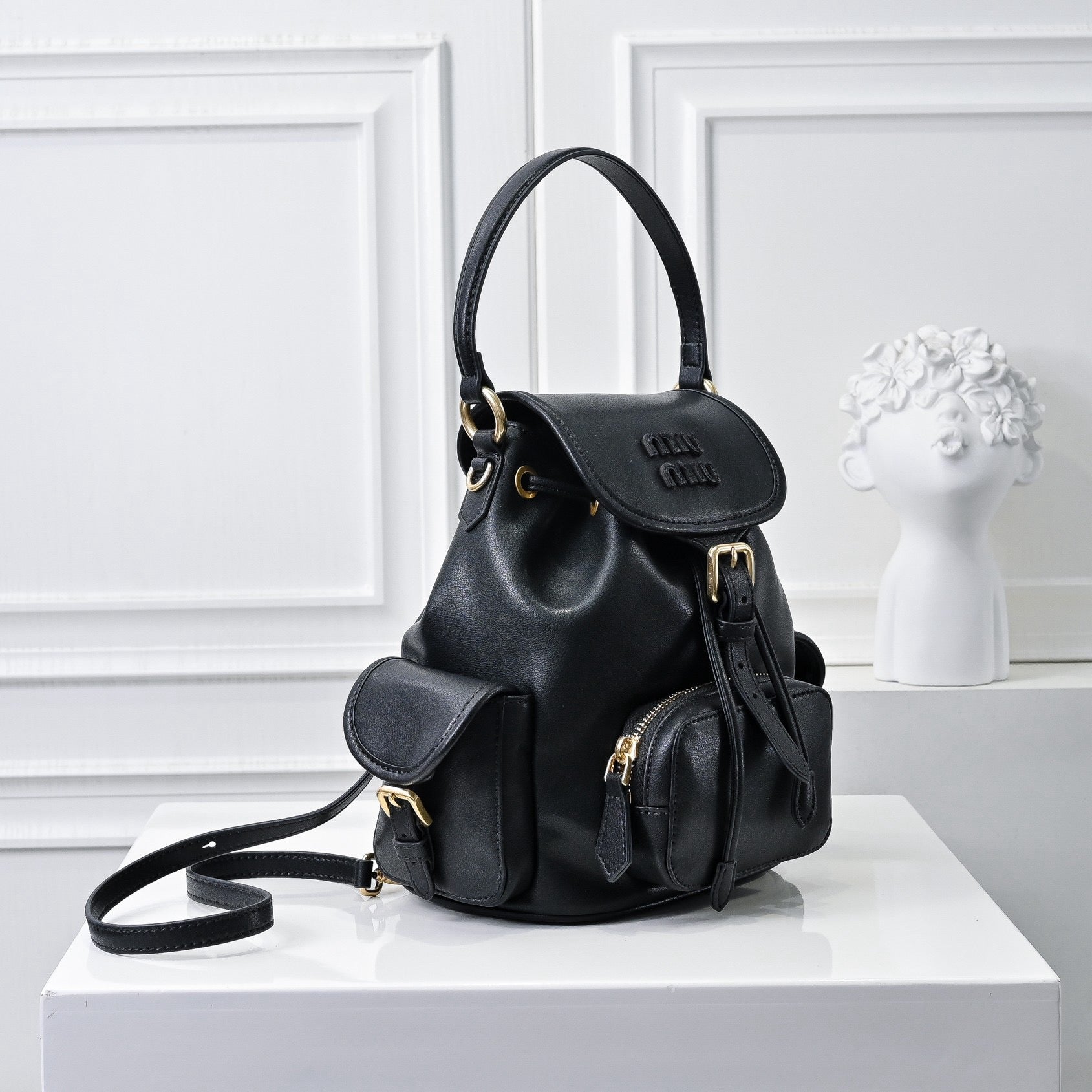 MIU MIU - Leather backpack