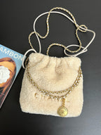 CHANEL - Shiny Calfskin & Gold-Tone Metal