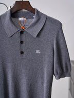 BURBERRY - Cashmere Polo Shirt