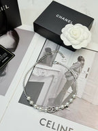 CHANEL - Crystal CC Choker Necklace