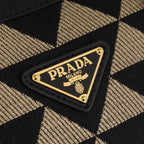 PRADA - Prada Symbole embroidered fabric bag