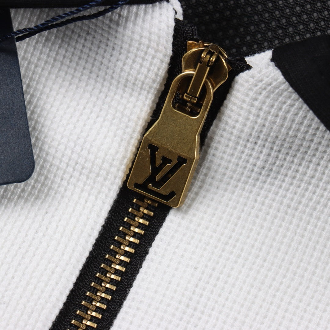 LOUIS VUITTON - Graphic Leather Mix Tracktop