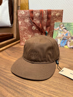 MIU MIU - Denim baseball cap