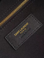 SAINT LAURENT - Icare Medium quilted suede shoulder bag