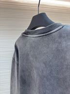 GUCCI  - Logo Cotton Crew Neck Sweatshirt
