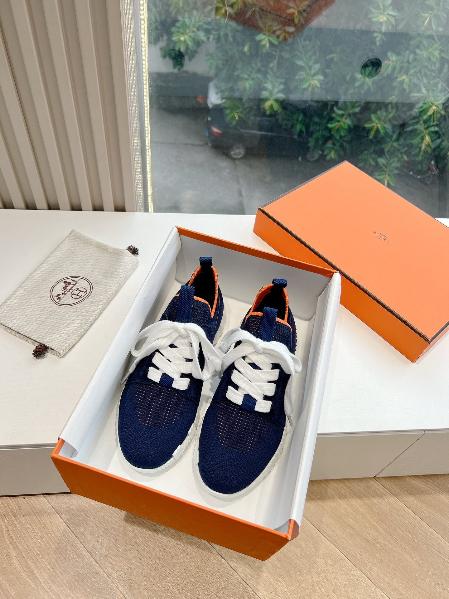 HERMES - Napa sneakers
