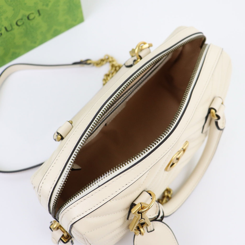 GUCCI - GG Marmont Small Top Handle Bag