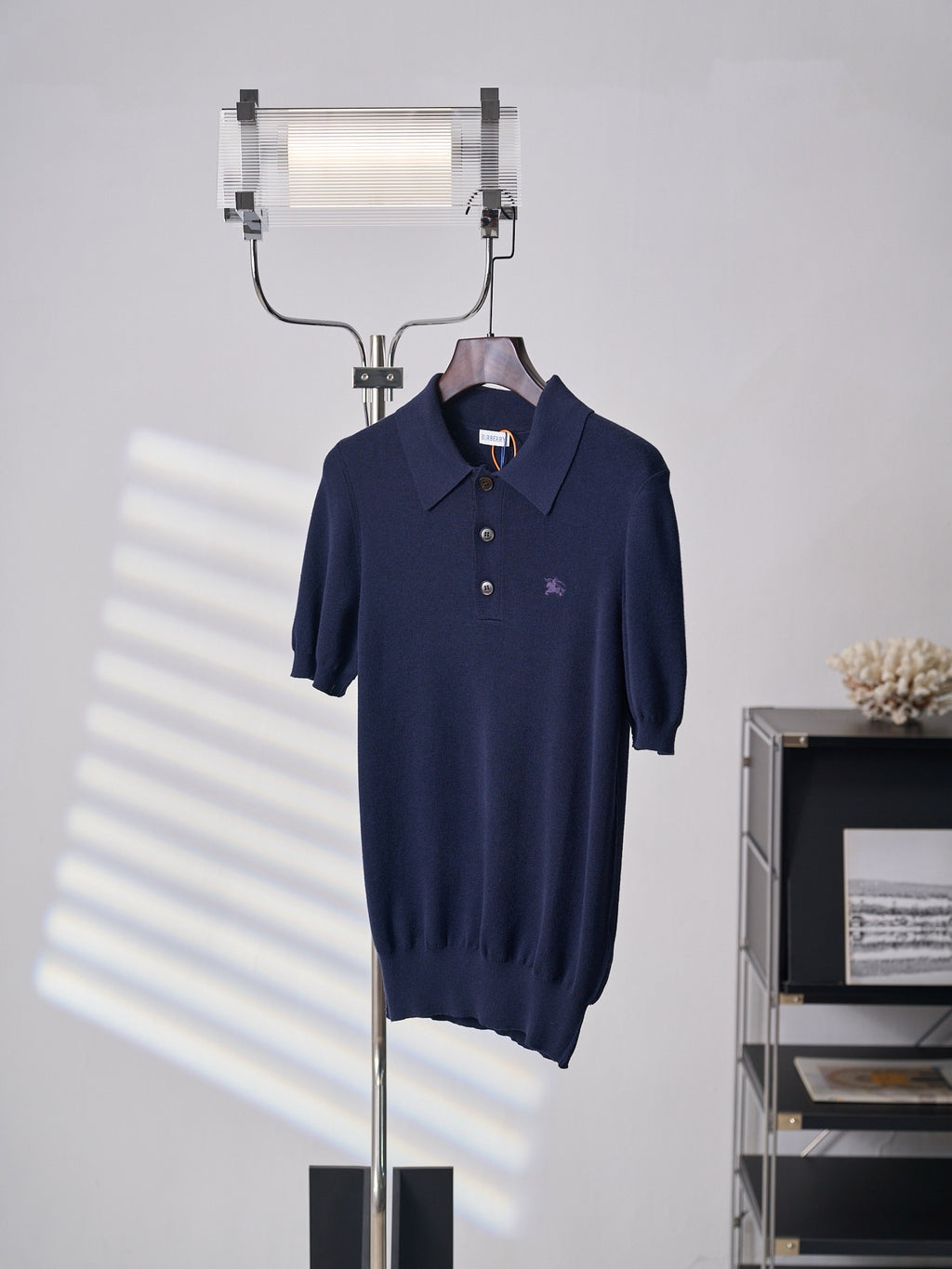 BURBERRY - Cashmere Polo Shirt