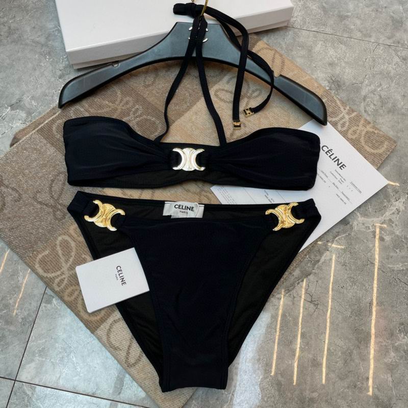 CELINE - Triomphe Balconette swimsuit