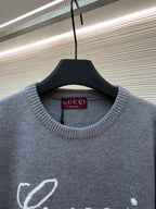 GUCCI  - Knit wool jumper with intarsia unisex