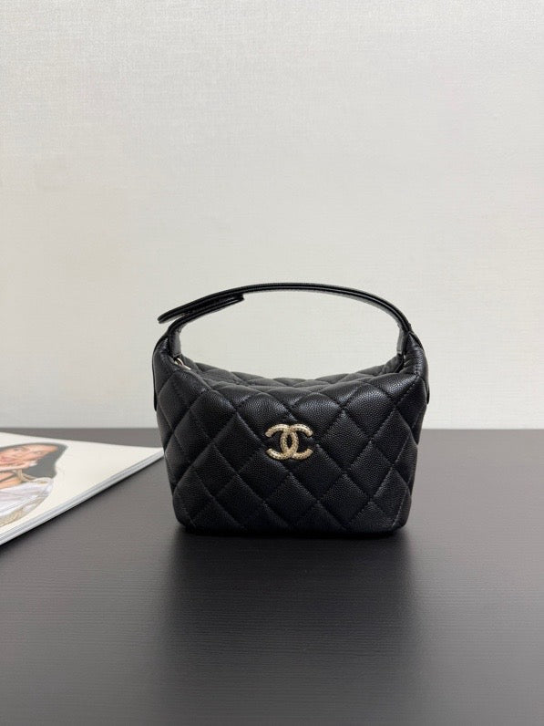 CHANEL - Caviar Quilted Hobo Bag