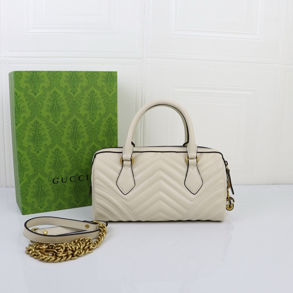 GUCCI - GG Marmont Small Top Handle Bag