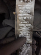 GUCCI - cotton denim pants with horsebit