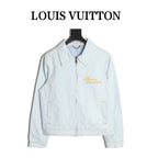 LOUIS VUITTON - Embroidered Signature Denim Workwear Blouson