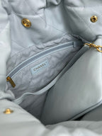 CHANEL - Shiny Calfskin & Gold-Tone Metal