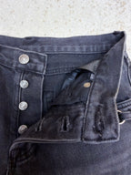 GUCCI - cotton denim pants with horsebit
