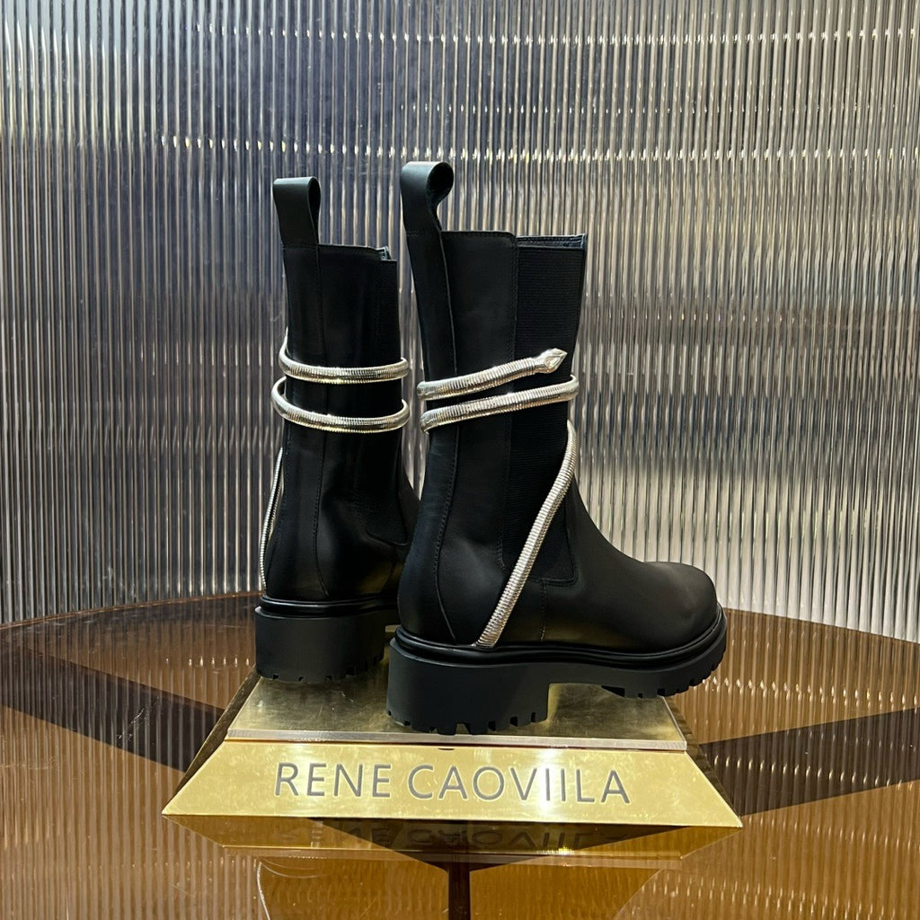 RENE CAOVILLA - jeweled jumper biker