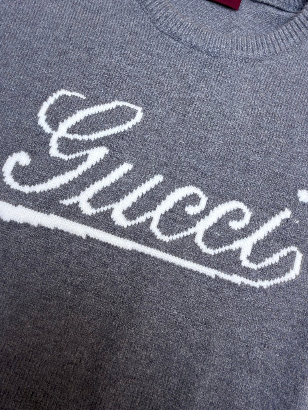 GUCCI  - Knit wool jumper with intarsia unisex