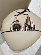 PUCCI - Patterned Halterneck bikini Swimsuit