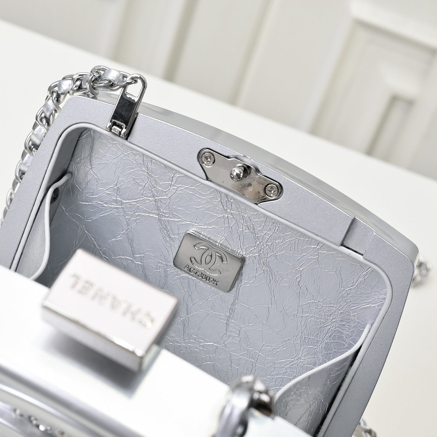 CHANEL -  Micro Metallic Long Shoulder Bag