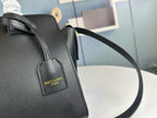 SAINT LAURENT- Black Leather Handbag