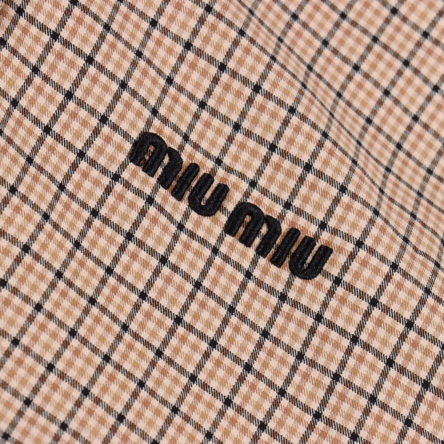 MIU MIU - Checked shirt