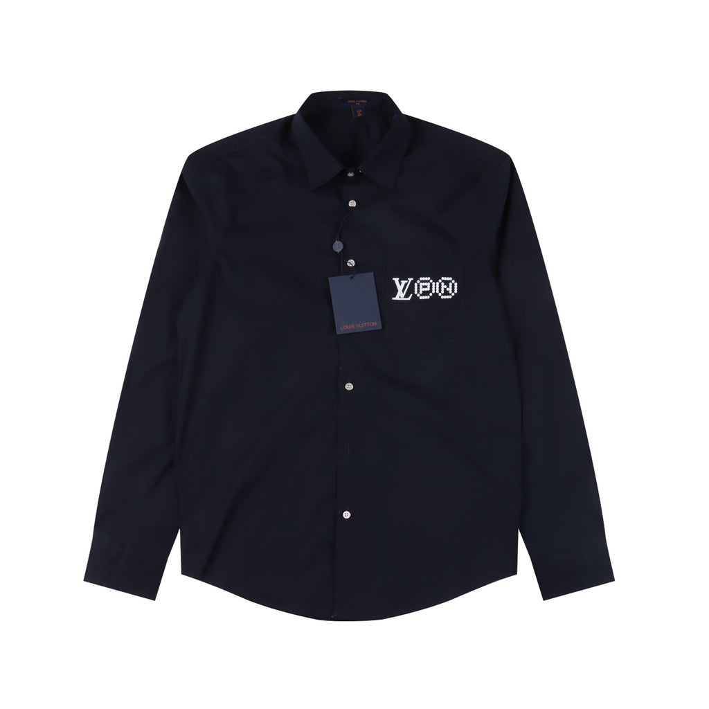 LOUIS VUITTON - Printed Signature Long-Sleeved Shirt