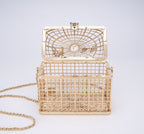 CHANEL - BIRD CAGE BAG RUNWAY EVENING BAG